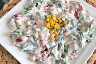 Köz Biberli Nohutlu Semizotu Salatası Tarifi