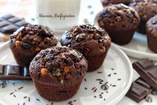 Parça Çikolatalı Muffin Tarifi
