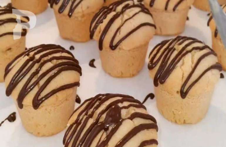 Çikolatalı Dolgulu Muffin Kurabiye Tarifi