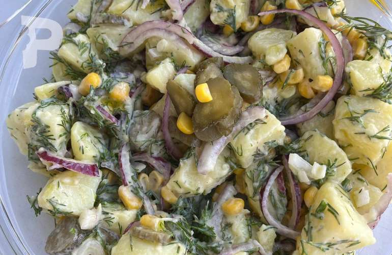 Hardal Soslu Patates Salatası Tarifi