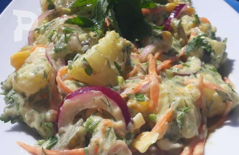 Hardal Soslu Patates Salatası Nasıl Yapılır